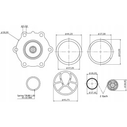 Kuro siurblio remonto komplektas