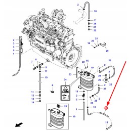 La322944150 aušinimo sistemos žarna