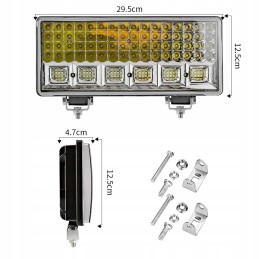 100 LED halogeninė lempa, 12 colių darbinis prožektorius