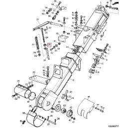 John Deere Z31550 kombaino įvorė