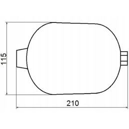 Hidroakumuliatorius 2x1l vožtuvas 12v hidrolideris