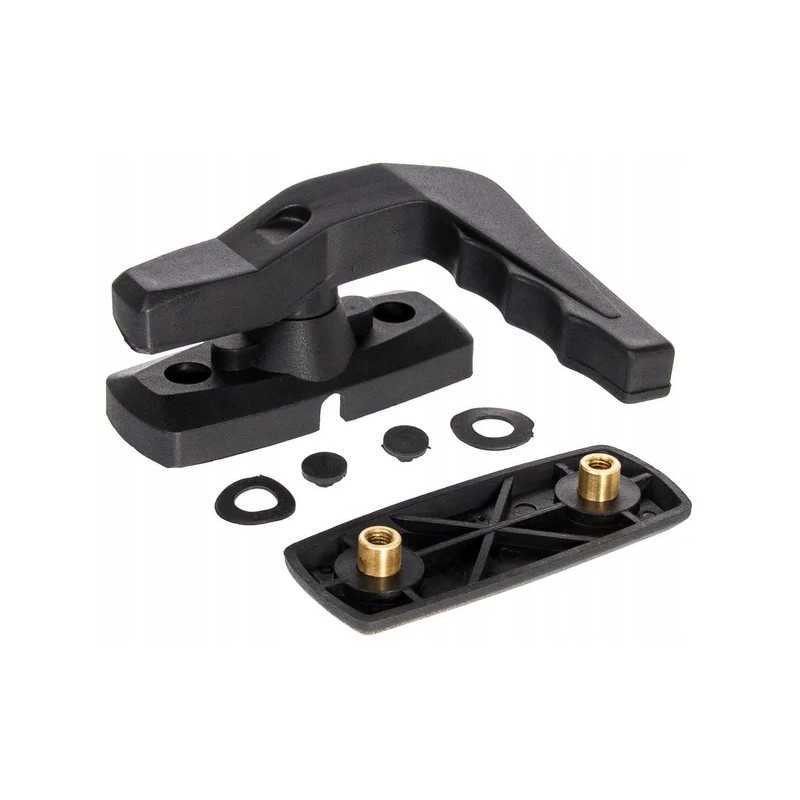 Užrakto tvirtinimo elementas pagamintas iš plastiko