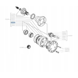 Rato diskas New Holland TD5000 Case JX 5193276