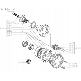 Rato diskas New Holland TD5000 Case JX 5193276