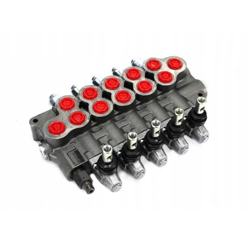 Rankiniu būdu valdomas skirstytuvas, 5 sekcijų, 80l min