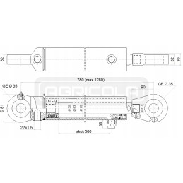 Hydr 63 500 u35 l 780 hidroliderio pavara