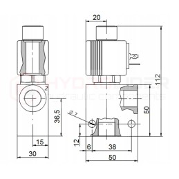 Hidroakumuliatoriaus talpa 0 16l vožtuvas 230v hidrolideris