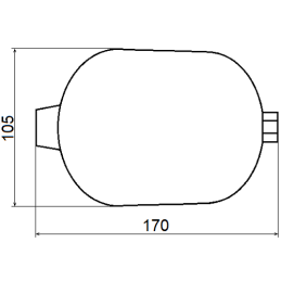 Hidroakumuliatoriaus talpa 0 5l vožtuvas 24v hidrolideris