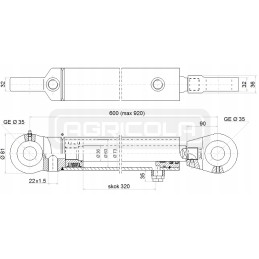 Hydr 63 320 u35 l 600 hidroliderio pavara