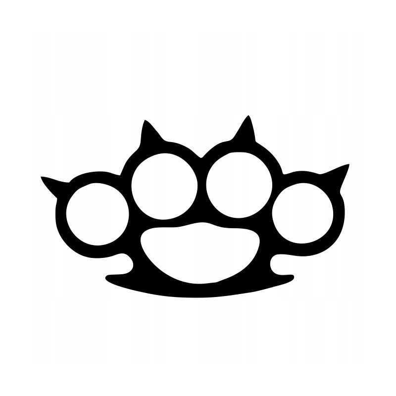 Automobilio lipdukas su spygliuotais žalvariniais gumbeliais, 45 cm