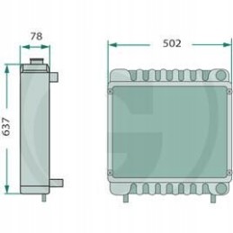 Radiatorius Renault 7700055180