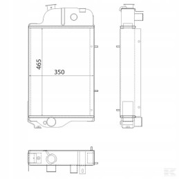 JD AL39290N radiatorius