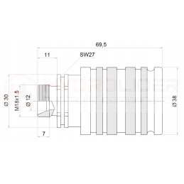 Push pull set 4x euro m18 b hidroliderio komplektas