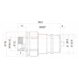 Push pull set 4x euro m18 b hidroliderio komplektas