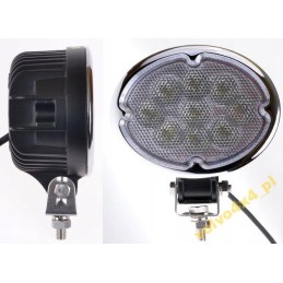 Super darbo lempa ovali nxn led cree 27w 12 24v