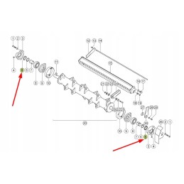 500891 01 vainikinė veržlė m45 x 1 5