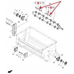 La322330550 išorinis peilio įdėklas r 10 30 x 4