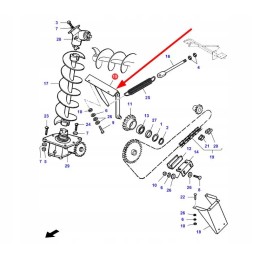 La322872550 įtempiklio svirtis