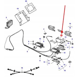 La322315550 laikiklis braškių praradimo jutikliui