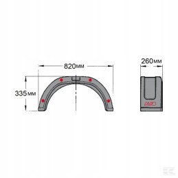 245823 pvc sparnas e2680