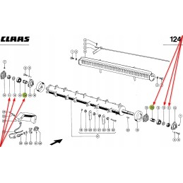 Įdėta H2309 33 guolio įvorė