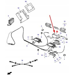 La322315550 laikiklis braškių praradimo jutikliui