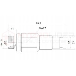 Lenta 4x plokščių komplektai m18x1 5 hidrolideris