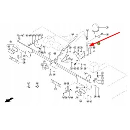 736299 0 įspėjamosios lemputės laikiklis