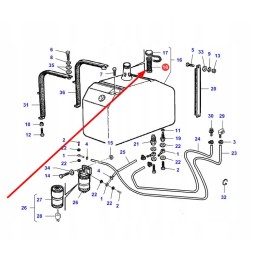La322165650 koštuvo kuro filtras bake