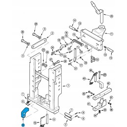 Važiuoklės kablys new holland tc4 tc5 korpusas cx5 14103