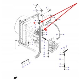 La322310850 variklio montavimo čiaupas