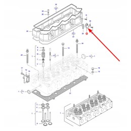V837073754 vožtuvo dangtelio flanšas