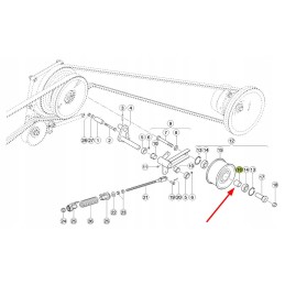 667598 1 įtempiklio skriemulio įvorė