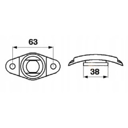 Sraigės piršto kreiptuvas 16mm Claas 603754 10 vnt