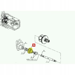 PTO ratai Renault 44 37 dantukai 750tr 6005022052 rt