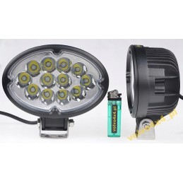 LED darbo prožektorius 36w kombainas 12v 24v