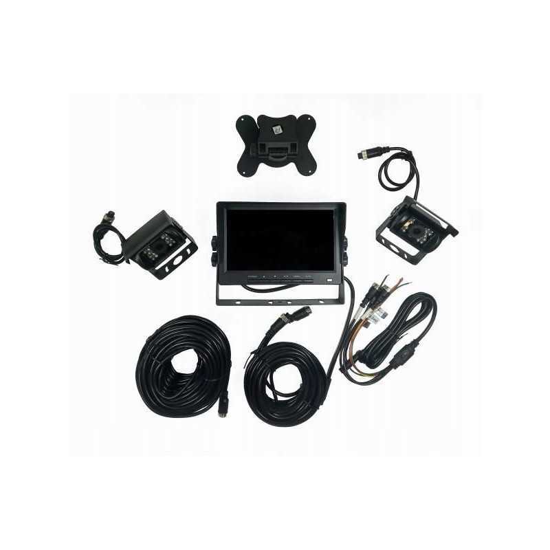 7 colių AHD monitorius, 1080p kamera, 2 vnt, 10m laidas