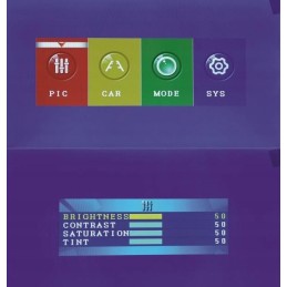 7 colių AHD monitorius, 1080p kamera, 2 vnt, 10m laidas