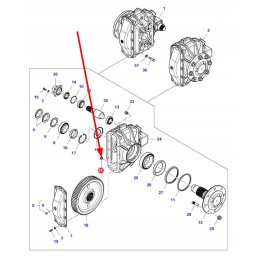 La322062500 stebulės reduktorius