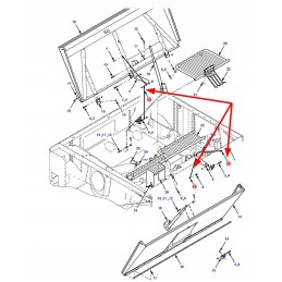 71407867 grūdų rezervuaro dangčio plieninis trosas