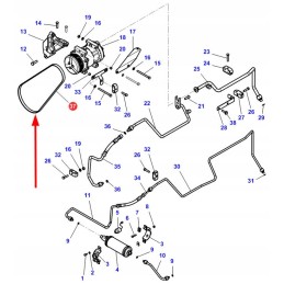 4351267m1 variklio radiatoriaus daugiabriaunis dirzas