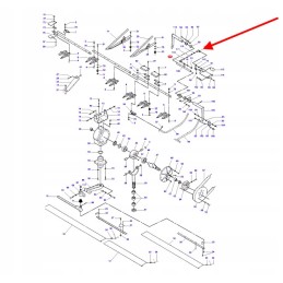 D46437300 antraštės rėmo alkūnė