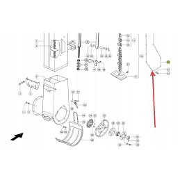 795316 0 grūdų transporterio dangtis