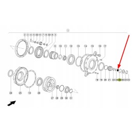 260942 0 būgno reduktoriaus dangtelis
