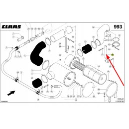 743529 1 oro filtro korpuso laikiklis