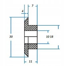 Claas kombaino peilių įvorė 610193003