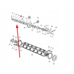 La300120563 poveržlė 57 115 x 2mm