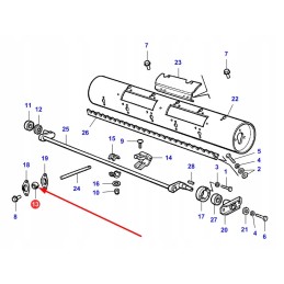 La323235450 būgno piršto kamuolys