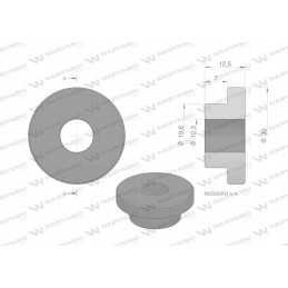 Vidinė smulkintuvo peilio rankovė 20mm peiliui