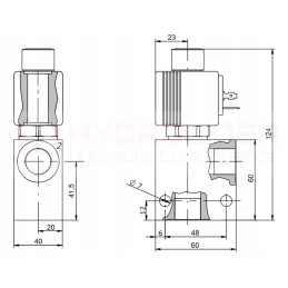 Elektrinis vožtuvas b1s ne 2 2 1 2 230v 70l 350bar 2mp